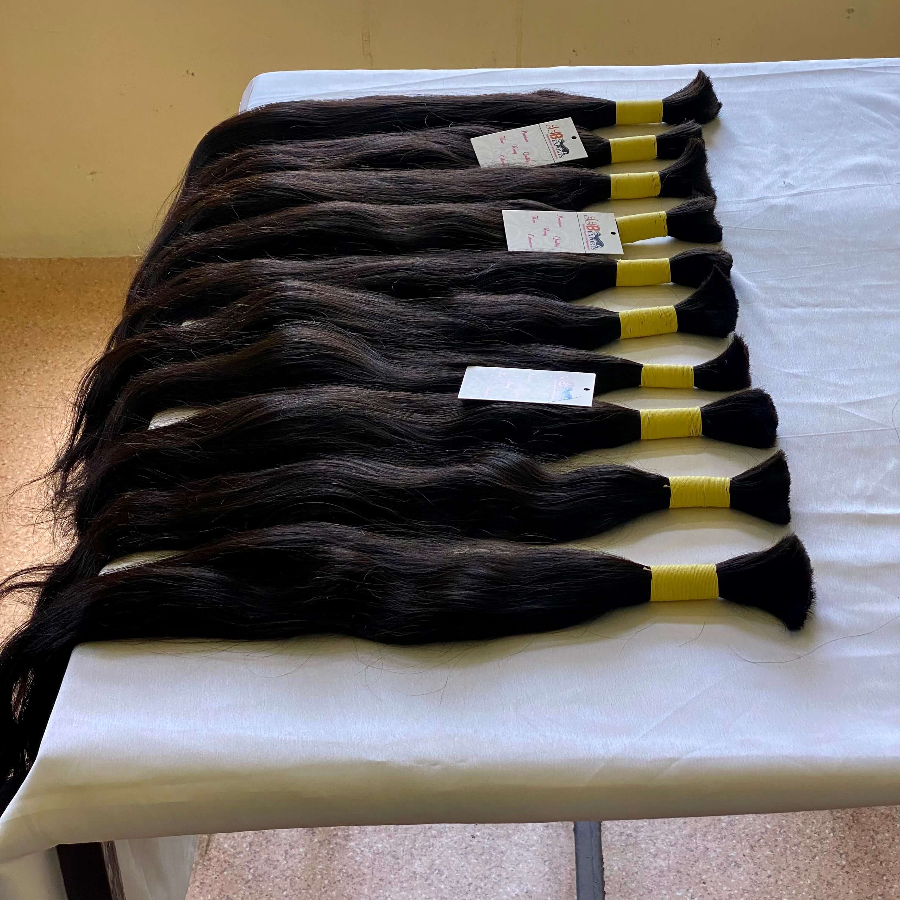 Natural Wave Brazilian Raw Unprocessed Indian Bulk Hair