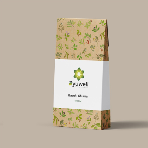Ayuwell Bavchi Churna - 100gm Fine Herbal Powder | Suitable for All Ages, Dry Storage Recommended, Physician Recommended Dosage