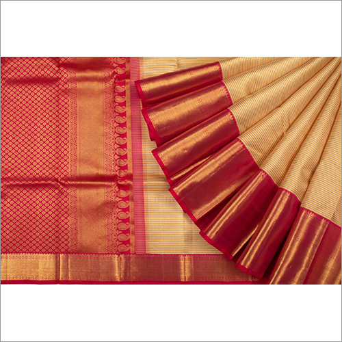 Multicolor Kanchipuram Silk Saree