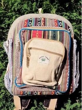 Himalayan Natural Handmade Multi Pocket Laptop Backpack