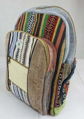 Multi Handmade Natural  Backpack