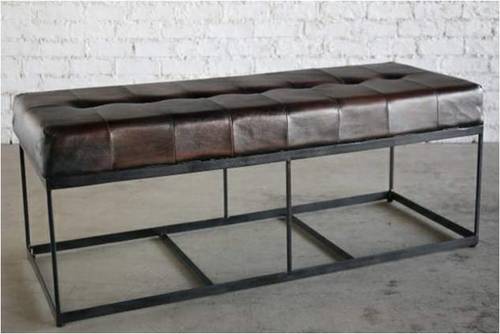 Bench (Iron And Leather)