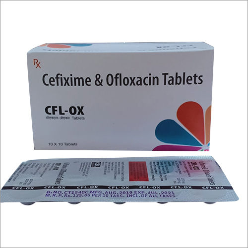 Cefixime And Ofloxacine Tablets General Medicines