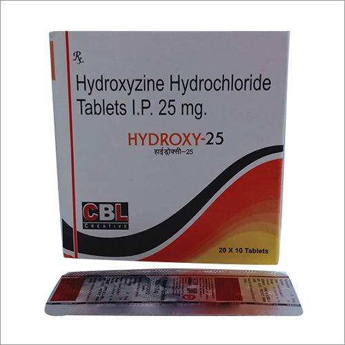 25  MG Hydroxyzine Hydrochloride Tablets IP
