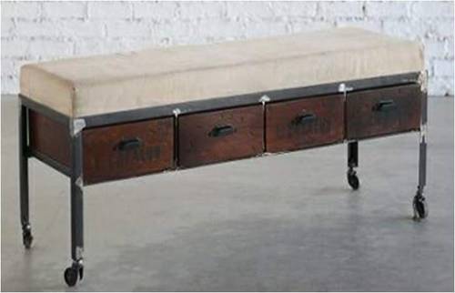 Bench (Iron , Wood)