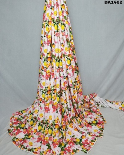Diamond Silk Digital Print Fabric