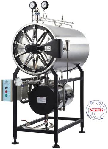 Steri High Pressure Automatic Horizontal Cylindrical Steam Sterilizer