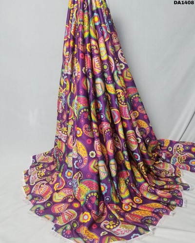 Khadi Rayon Silk Digital Print Fabric
