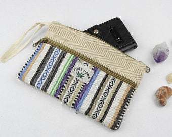 Handmade Hand Wallet With Zipper