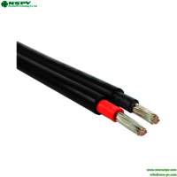 Twin Core Solar Cable Solar PV Wire  Solar DC Cable Photovoltaic DC Cable Wire
