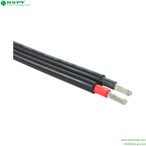 Twin Core Solar Cable Solar PV Wire  Solar DC Cable Photovoltaic DC Cable Wire