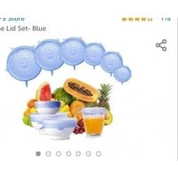 SILICONE LID PACK OF 6 PC