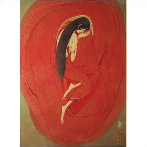 Draupadi Painting Size: 14/20 Inch