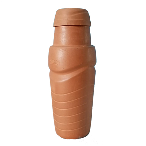 Red Terracotta Water Bottle