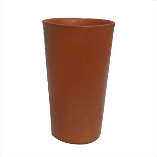 Terracotta Water Glass - Color: Red