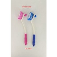 Sink Brush Double Side White Blue