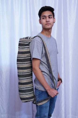 Embroidered Jacquard Yoga Mat Bag