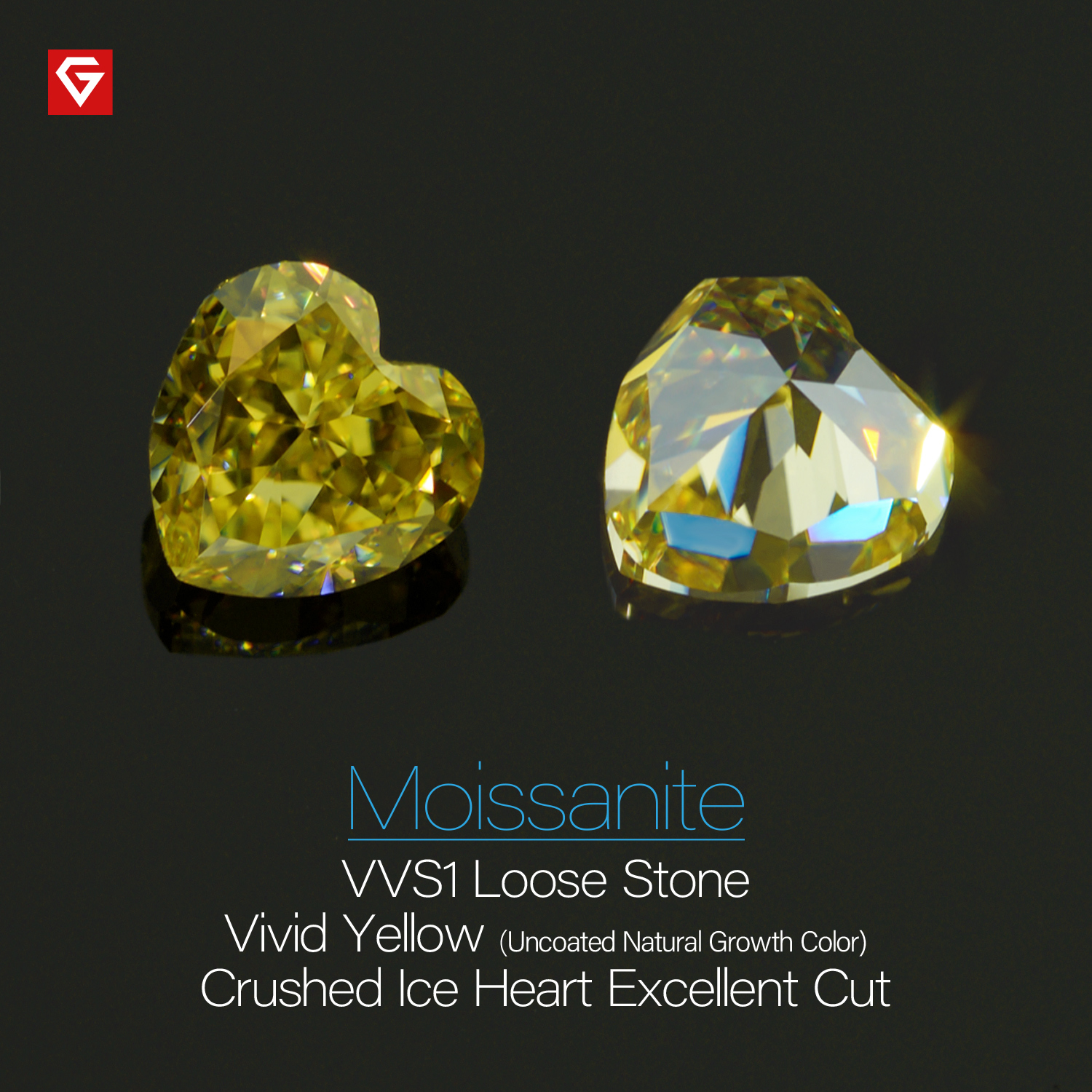 Vivid Yellow Color Morsonite