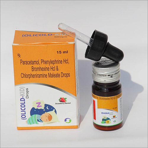 Paracetamol Phenylephrine HCL Bromhexine HCL And Chlorpheniramine Maleate Drop