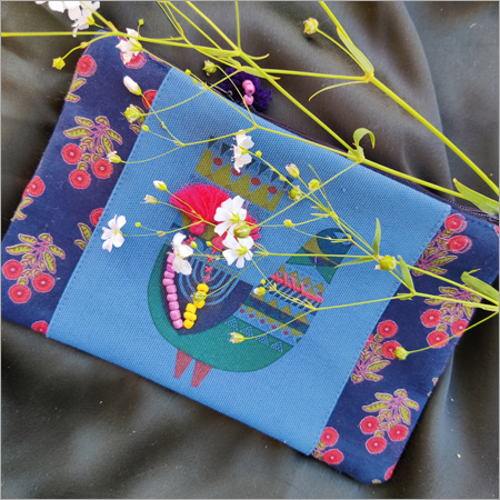 Block Printed Pouch