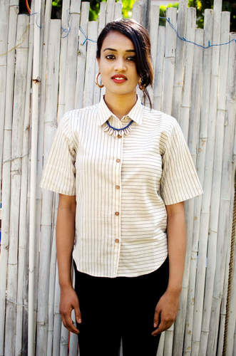 Woven Striped Shirt