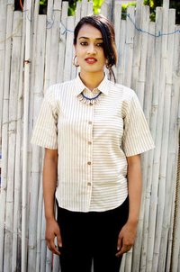 Woven Striped Shirt