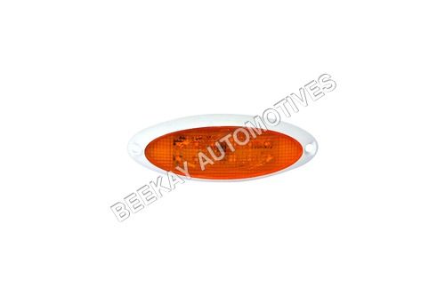 Bus Led Indicator Oval W/white Base