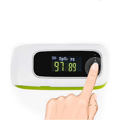 Digital Fingertip Pulse Oximeter With LED Display