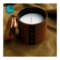 ISIR Grapefruit and Bergamot Scented Natural Wax Metal Jar Candle