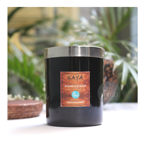 Kaya:scented Wax Candle, Woody & Earthy
