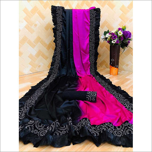 Ladies Ruffle Saree