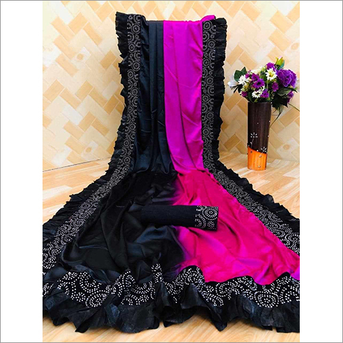 Ladies Ruffle Saree