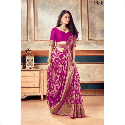 Ladies Soft Silk Fancy Weaving Saree