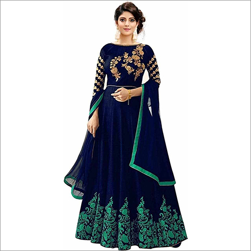 Ladies Embroidery Fancy Gown