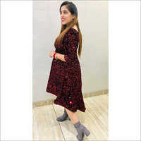 Ladies Western Party Wear Dress