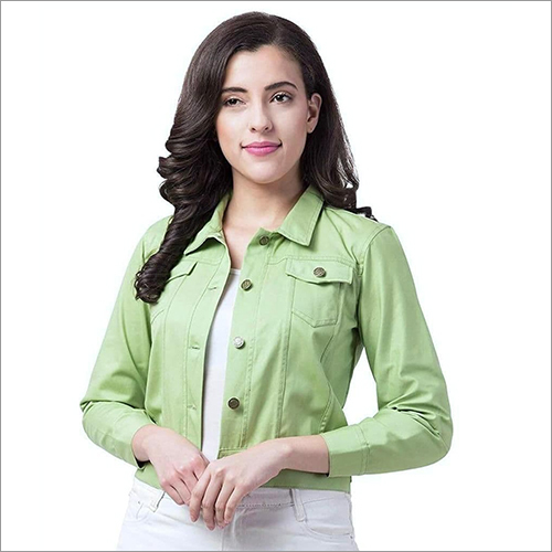 Full Sleeves Ladies Denim Jacket
