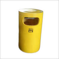 D-12 FRP Cylindrical Dustbin Without Stand