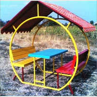 B-6 Mango Hut Shape Garden Bench