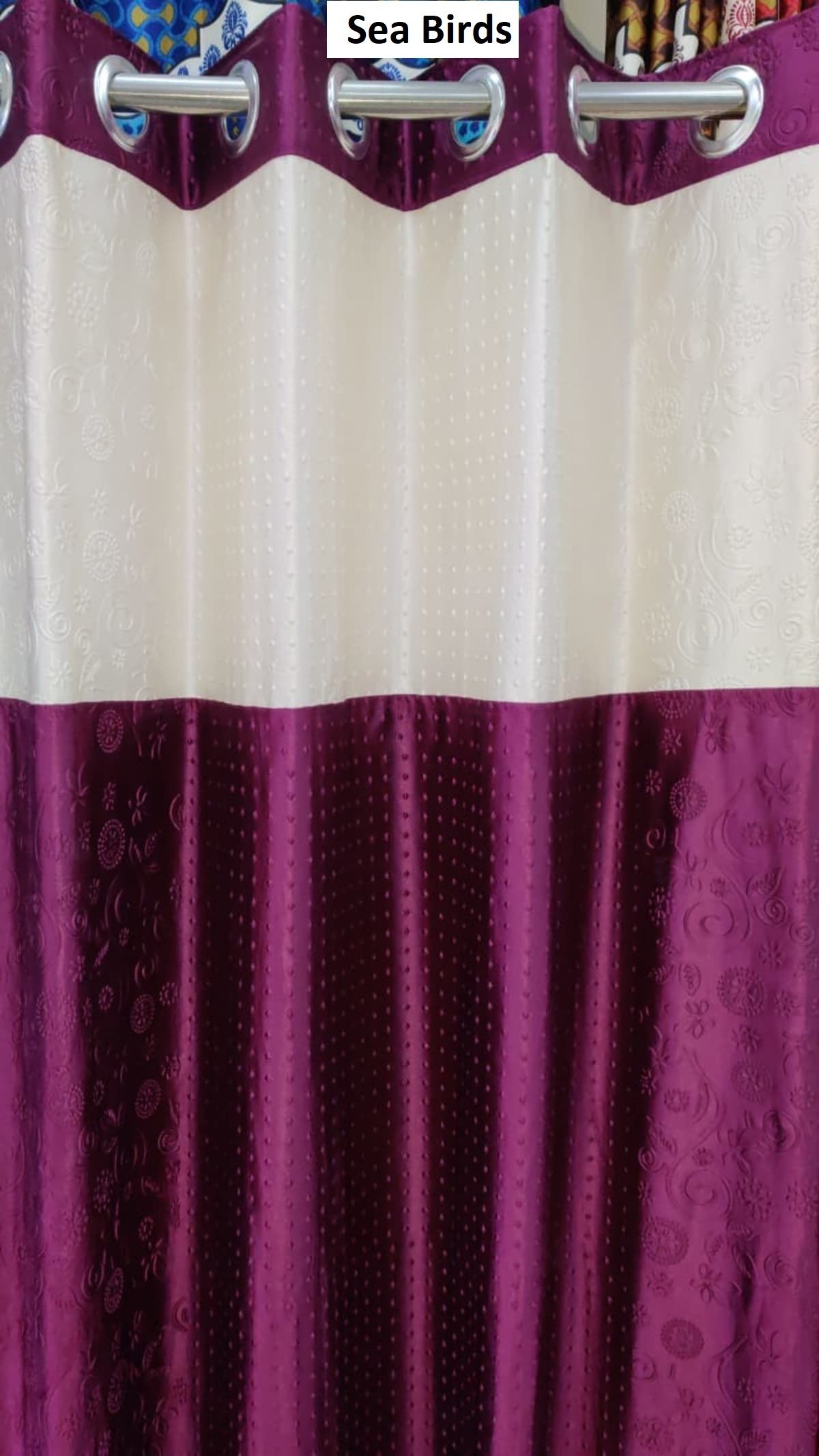 Long Crush With Puntching Curtain