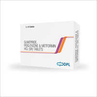 Glimepiride Pioglitazone and Metformin HCL (SR)Tablets