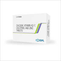 Calcium Vitamin K2-7 Calcitriol And Zinc Tablets