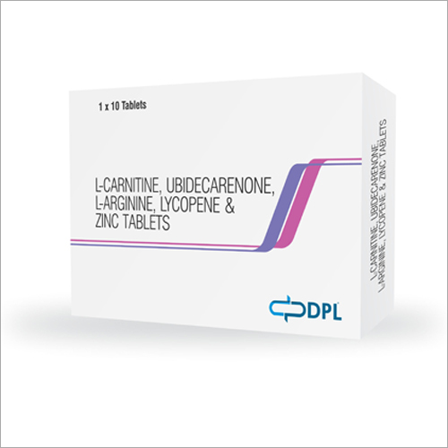 L-Carnitine Ubidecarenone L-Arginine Lycopene and Zinc Tablets