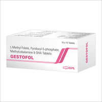 L-Methyl Folate Pyridoxyl 5 Phosphate Methylcobalamin and DHA Tablets