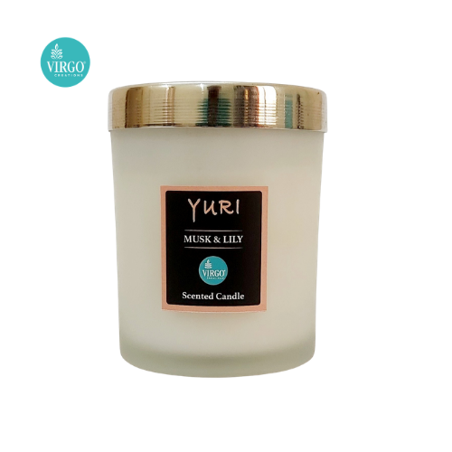 Yuri:scented Wax Candle, Must & Lily