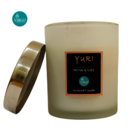 Yuri:scented Wax Candle, Must & Lily