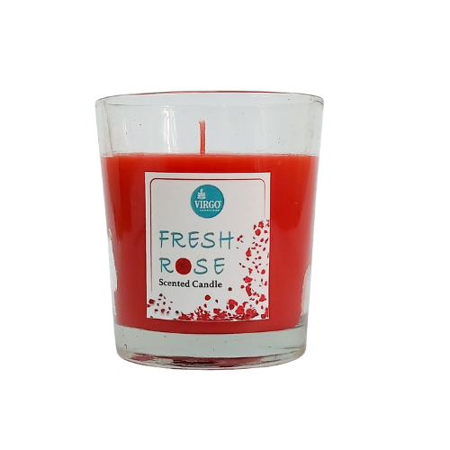 Freshrose:scented Votive, Red, Fresh Rose