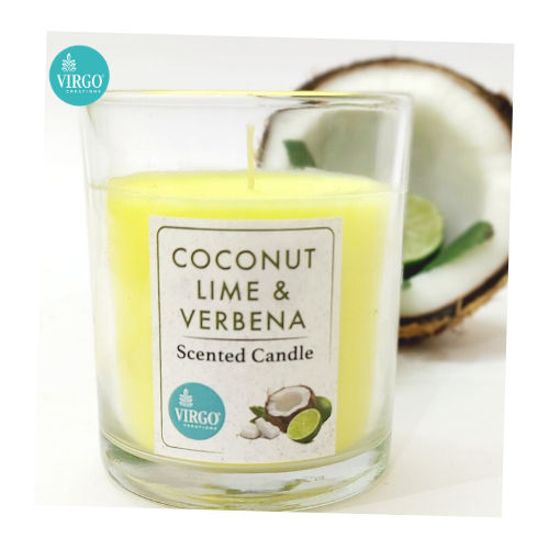 Coconut Lime& Verbena:scented Votive, Coconut Lime & Verbena