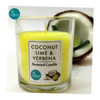 Coconut Lime& Verbena:scented Votive, Coconut Lime & Verbena