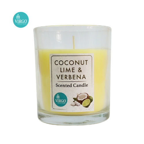 Coconut Lime& Verbena:scented Votive, Coconut Lime & Verbena