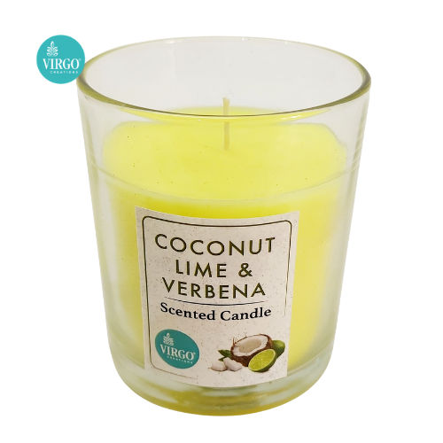 Coconut Lime& Verbena:scented Votive, Coconut Lime & Verbena